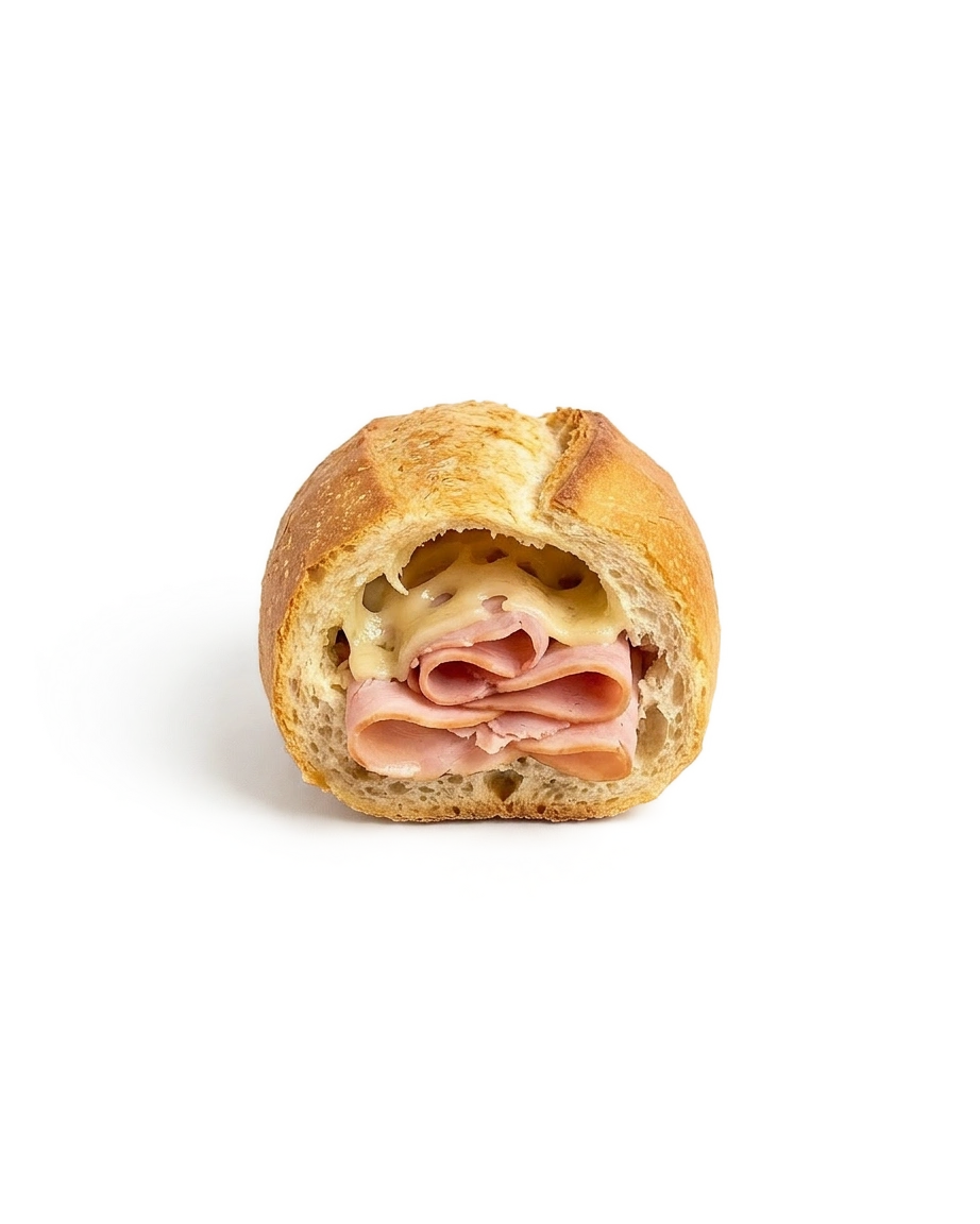 Pisolettes Box - Shaved ham, Swiss cheese, cranberry & roclet