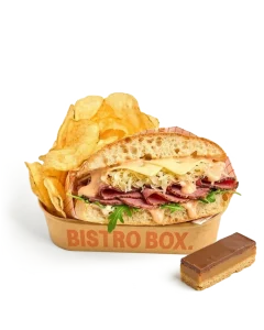Gourmet Sandwich, Chips & Gourmet Slice